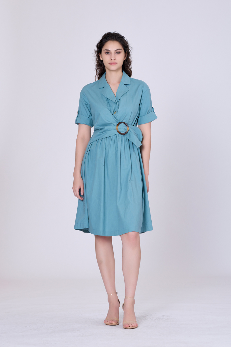 Grossiste Smart and Joy - Robe Tencel style contemporain