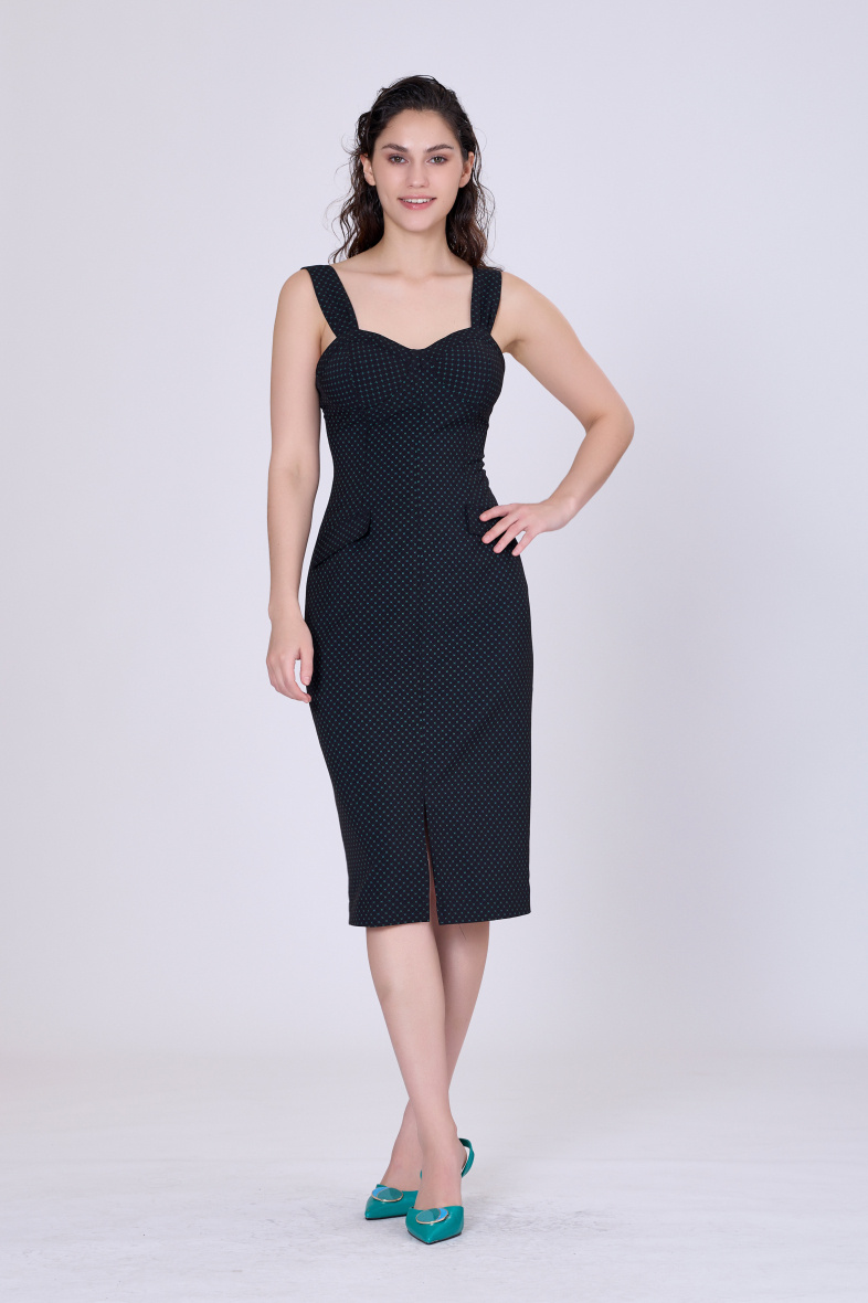 Mayorista Smart and Joy - Vestido elegante de lunares