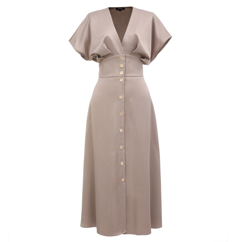 Mayorista Smart and Joy - Vestido con cuello en V