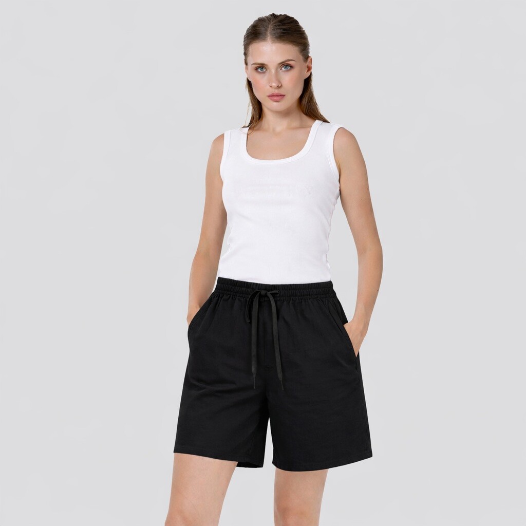Wholesaler Smart and Joy - Casual linen Bermuda shorts