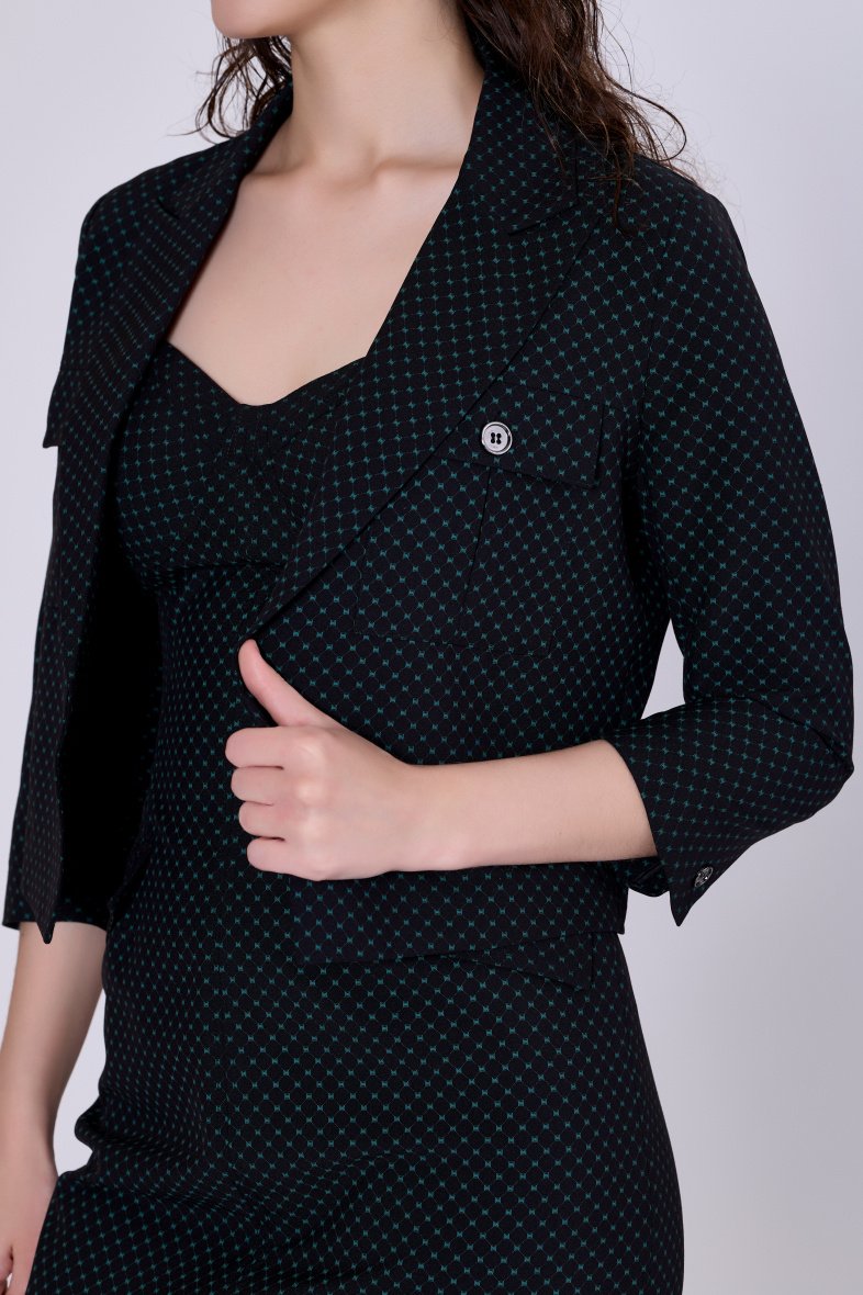 Grossiste Smart and Joy - Veste à pois contemporain