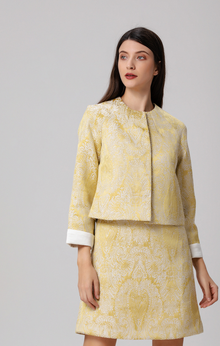 Mayorista Smart and Joy - Chaqueta corta brocado
