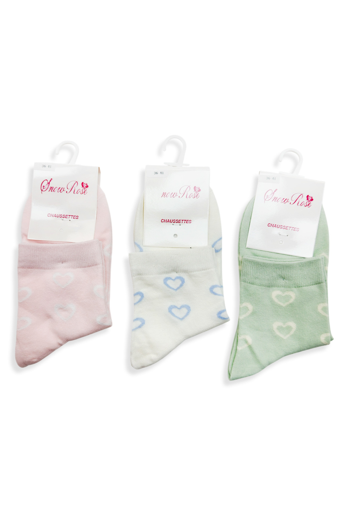Grossista Snow Rose - Calzini Cuori