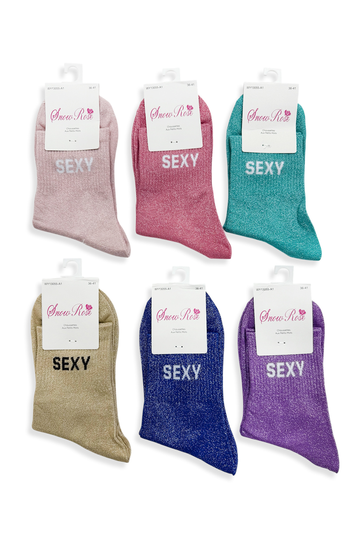 Wholesaler Snow Rose - SEXY Shiny Socks