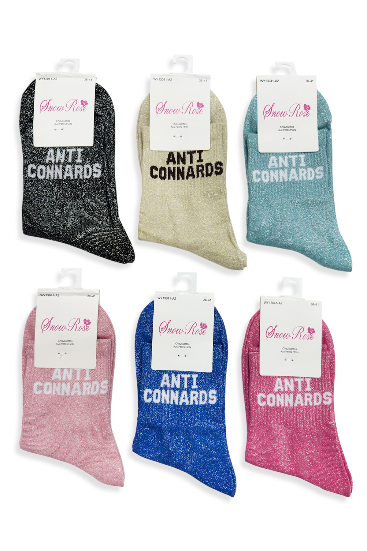 Wholesaler Snow Rose - Shiny Socks ANTI JERKS