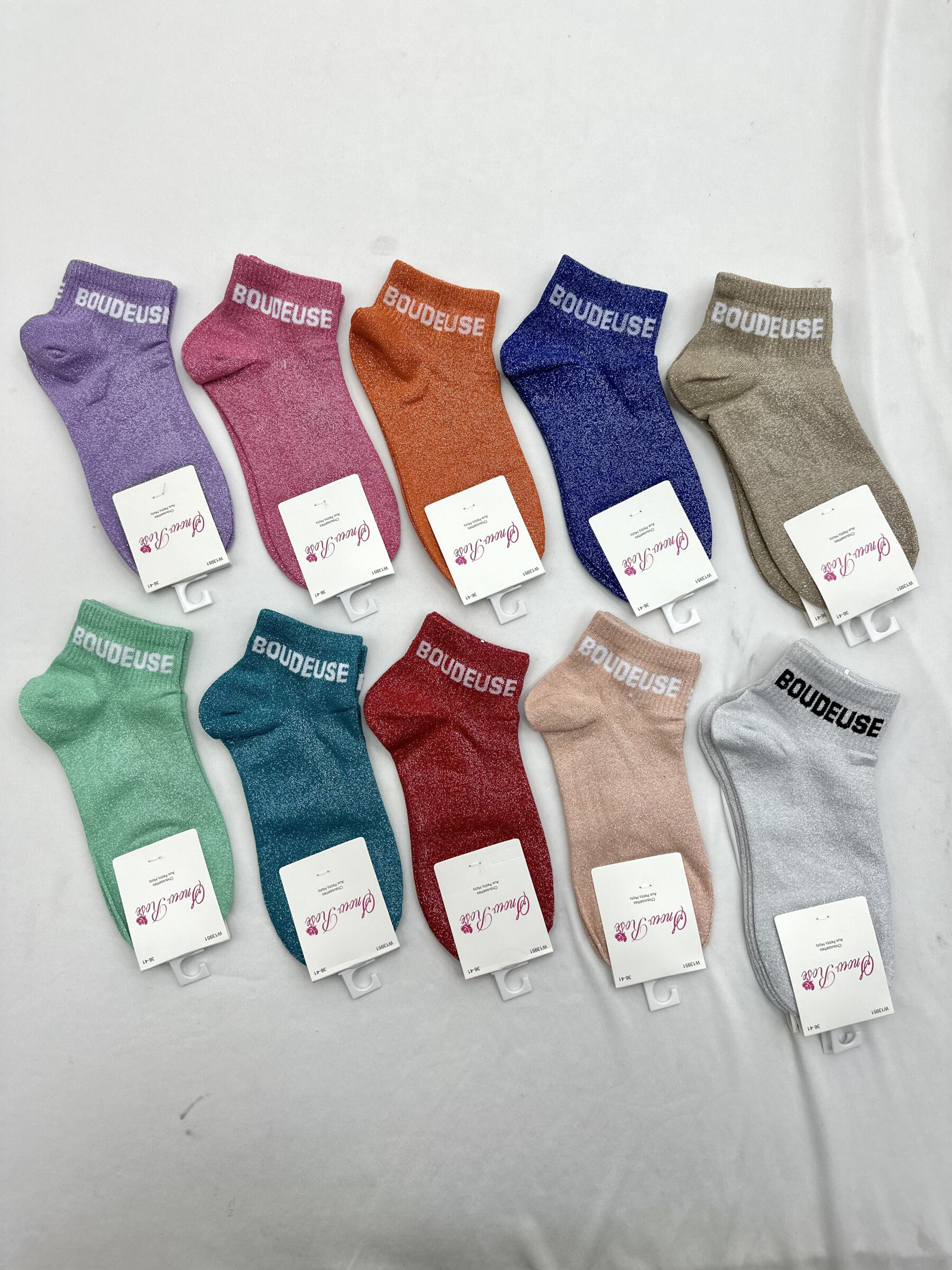 Großhändler Snow Rose - Brillante Socken "Liebe".