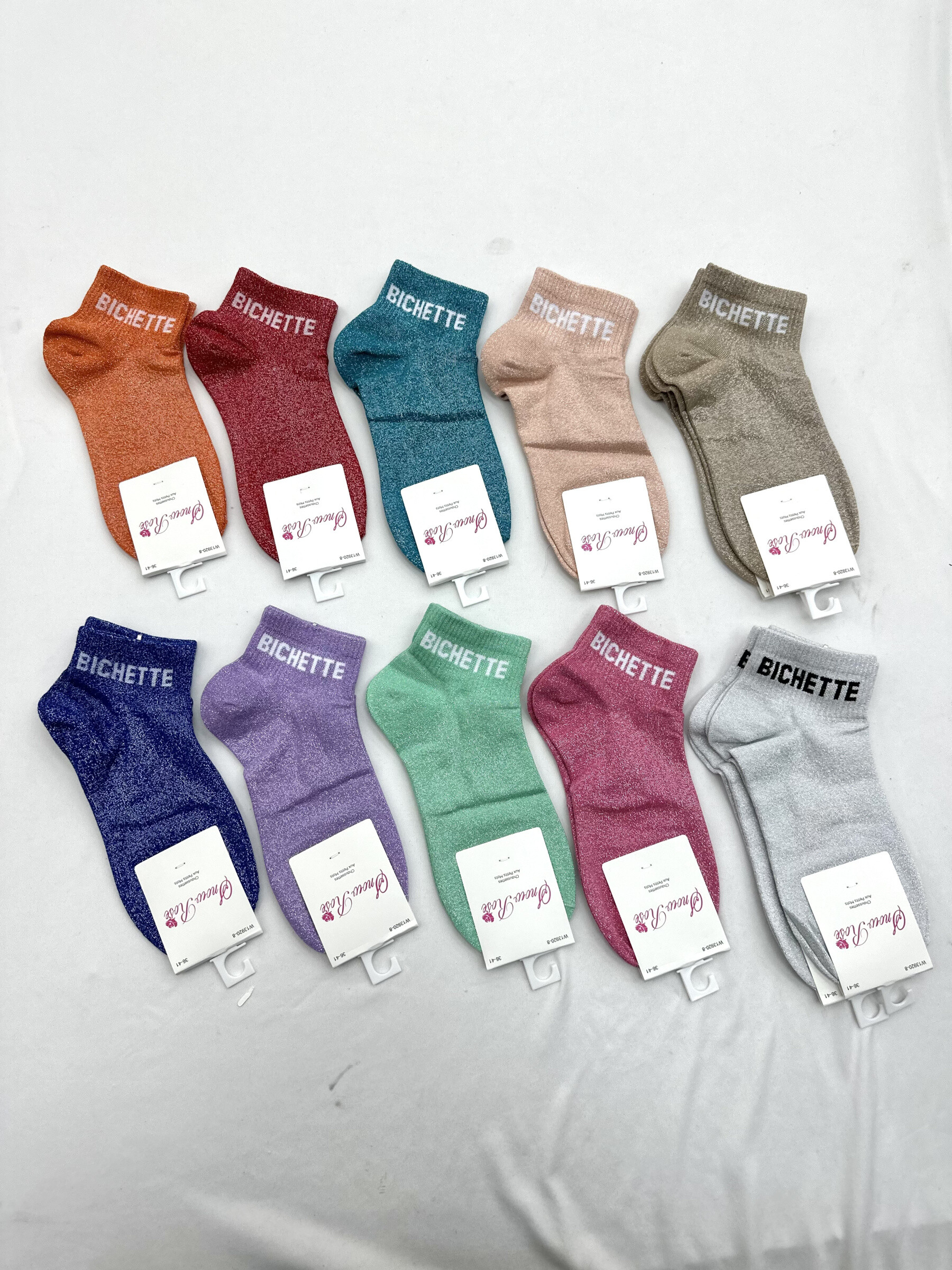 Großhändler Snow Rose - Brillante Socken "Liebe".