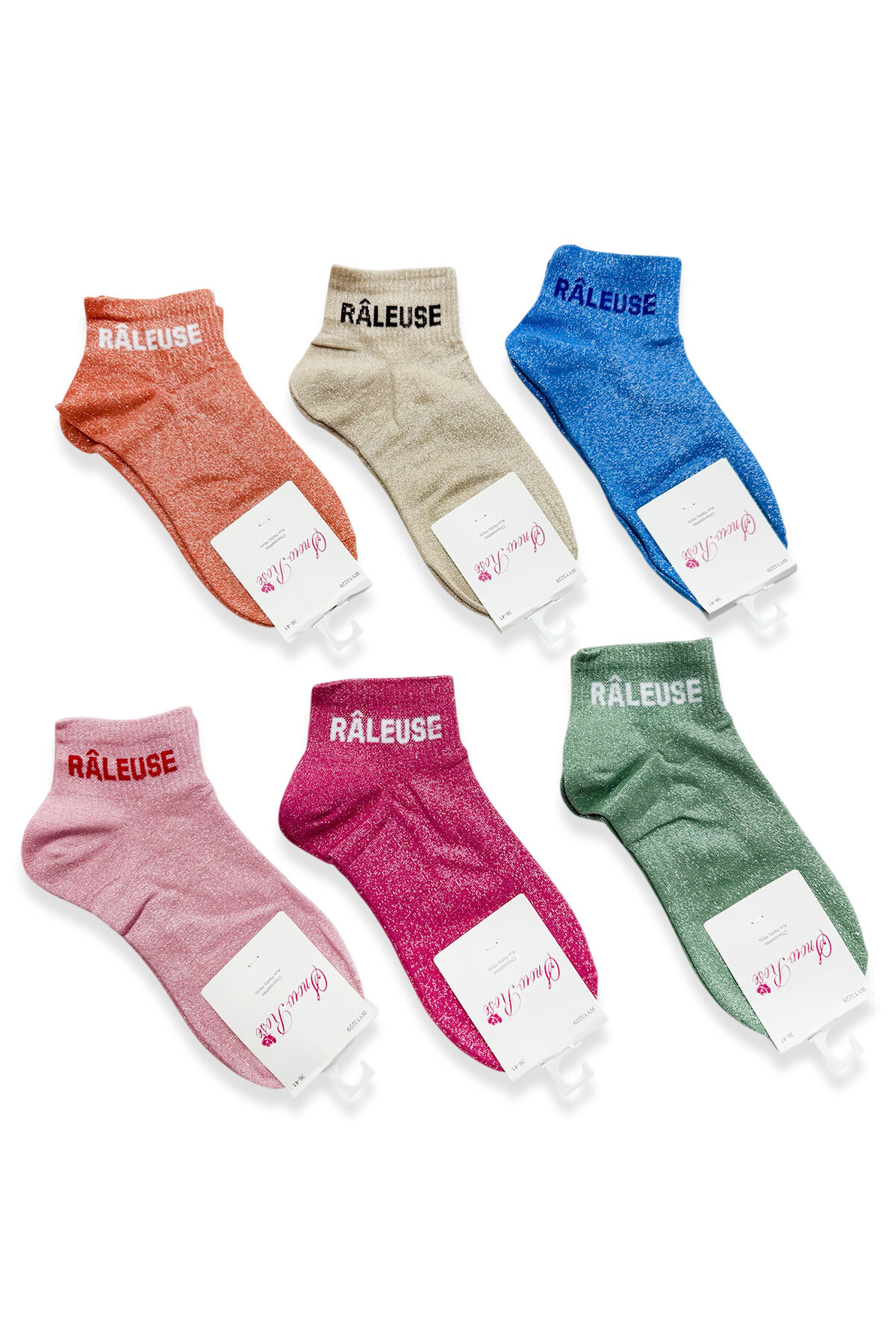 Großhändler Snow Rose - Kurze Glänzende Socken MIESMACHER