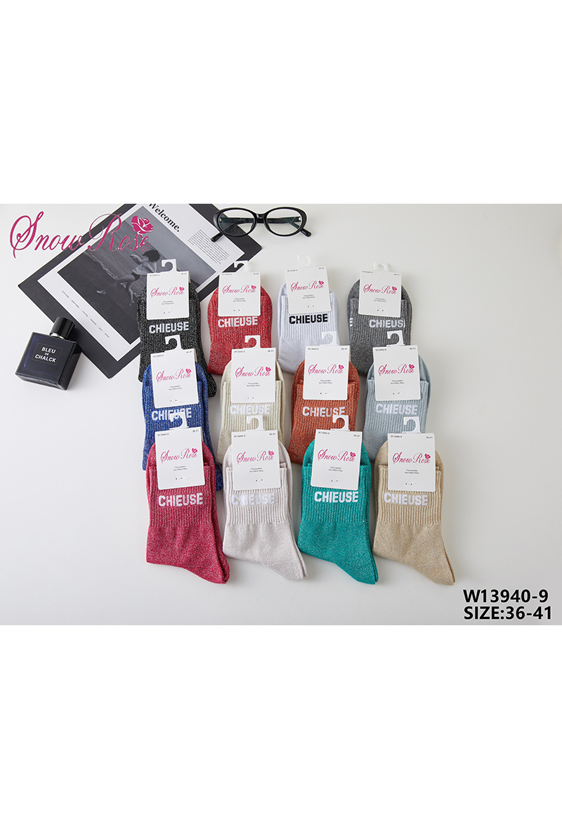 Mayorista Snow Rose - Calcetines brillantes TROUBLEMAKER