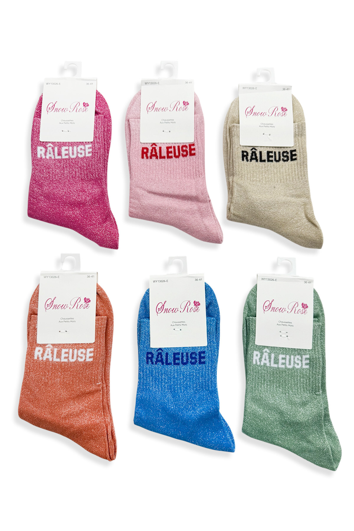 Großhändler Snow Rose - Glänzende Socken MIESMACHER