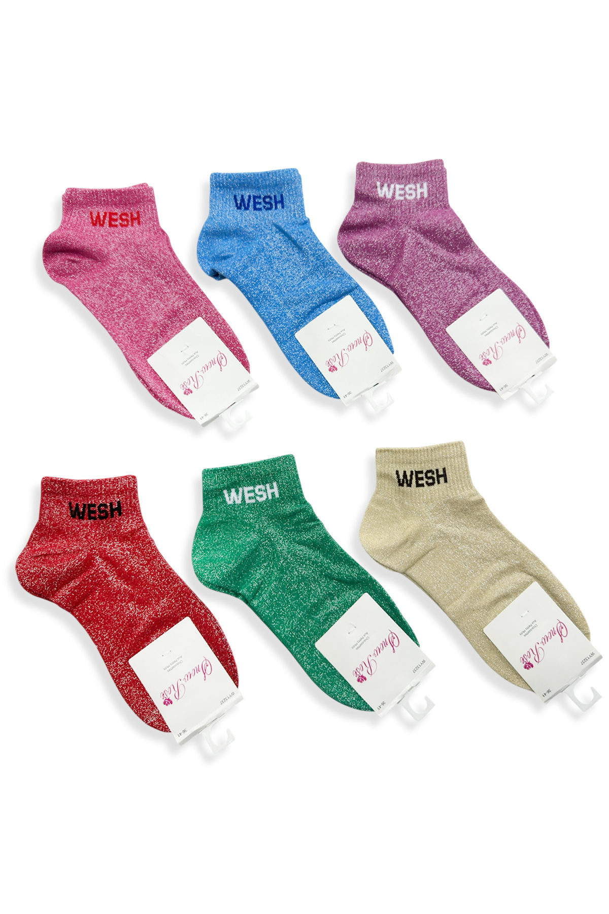 Wholesaler Snow Rose - Short Shiny Socks WESH