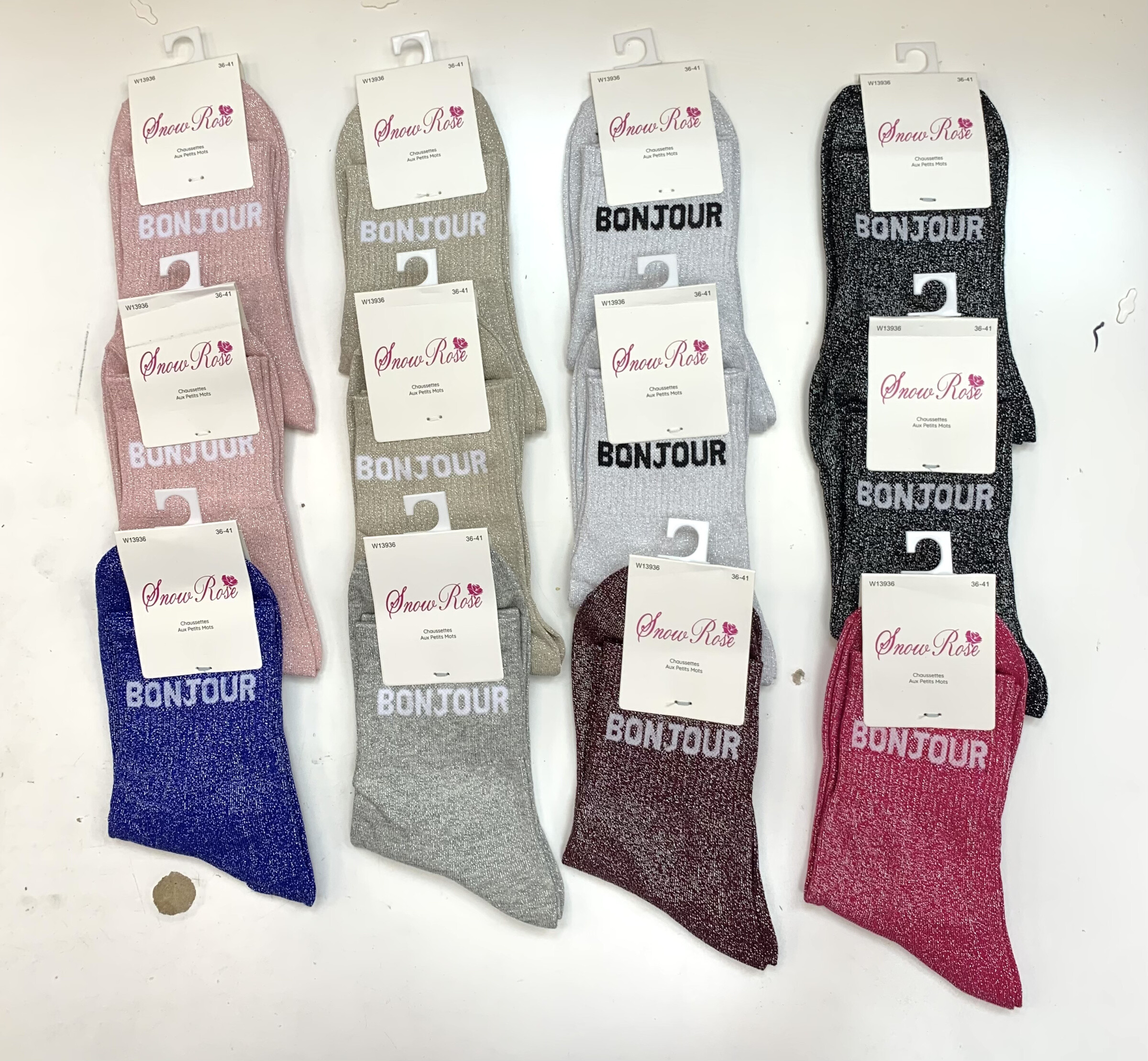 Grossista Snow Rose - Brillanti calze "Hello"