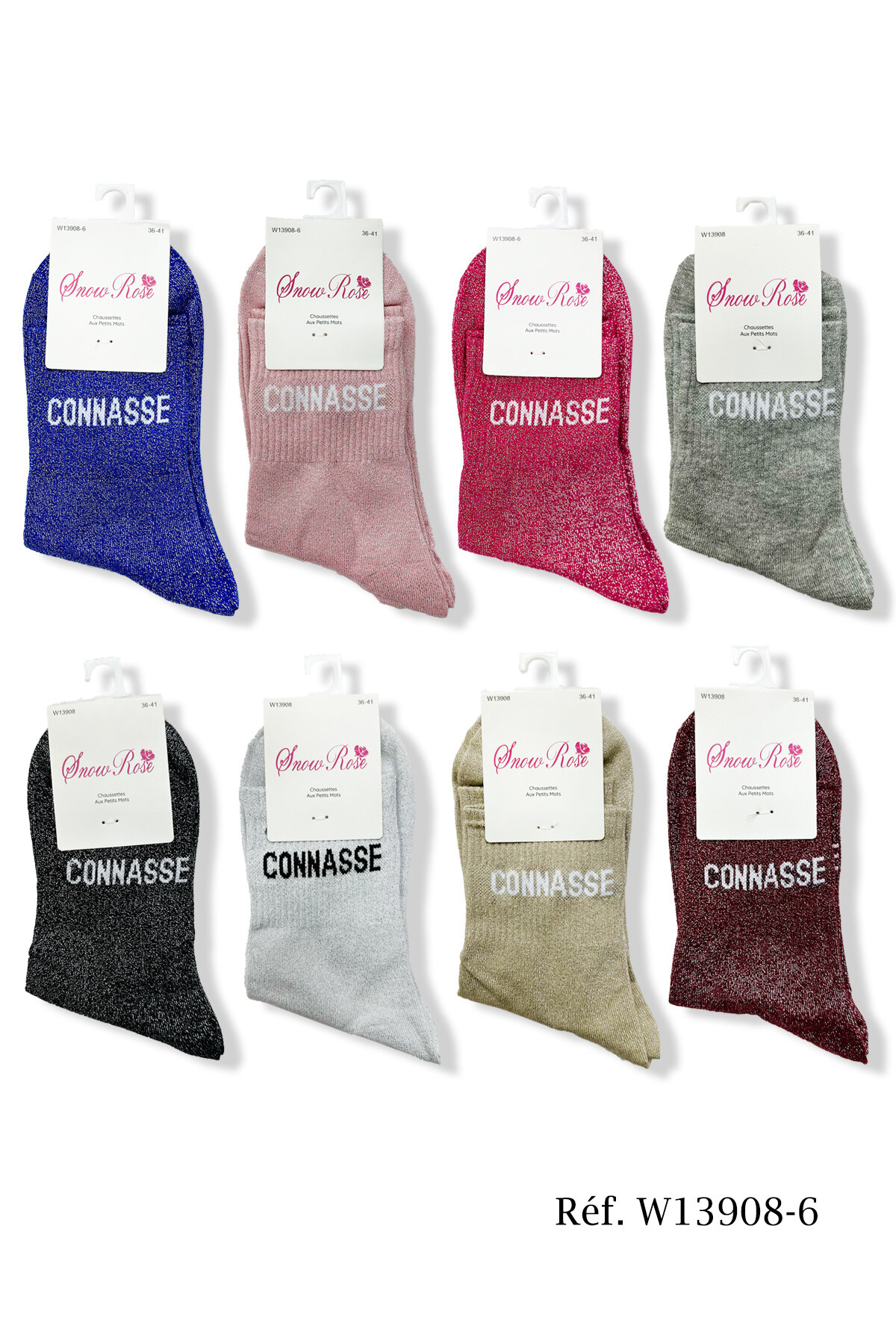 Großhändler Snow Rose - "Glückliche" brillante Socken