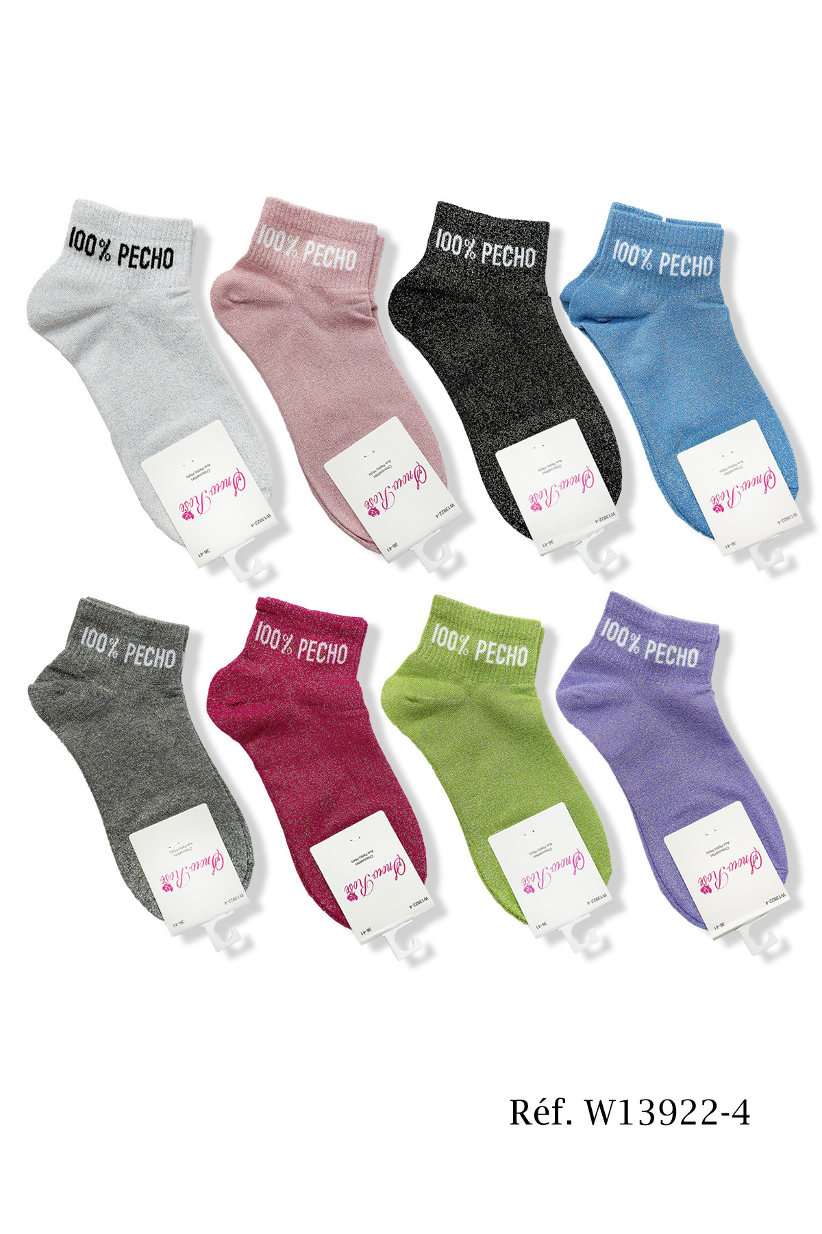 Wholesaler Snow Rose - Shiny socks “Mom ❤️”