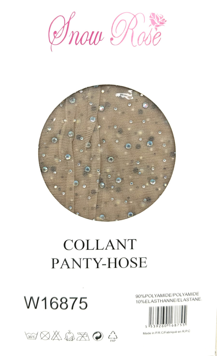Großhändler Snow Rose - Strass-Schleierstrumpfhose