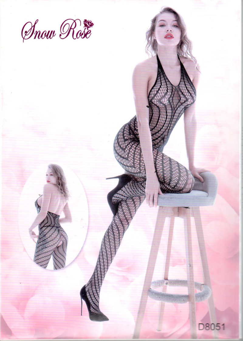 Mayorista Snow Rose - Mono sin espalda sin mangas de rejilla sexy