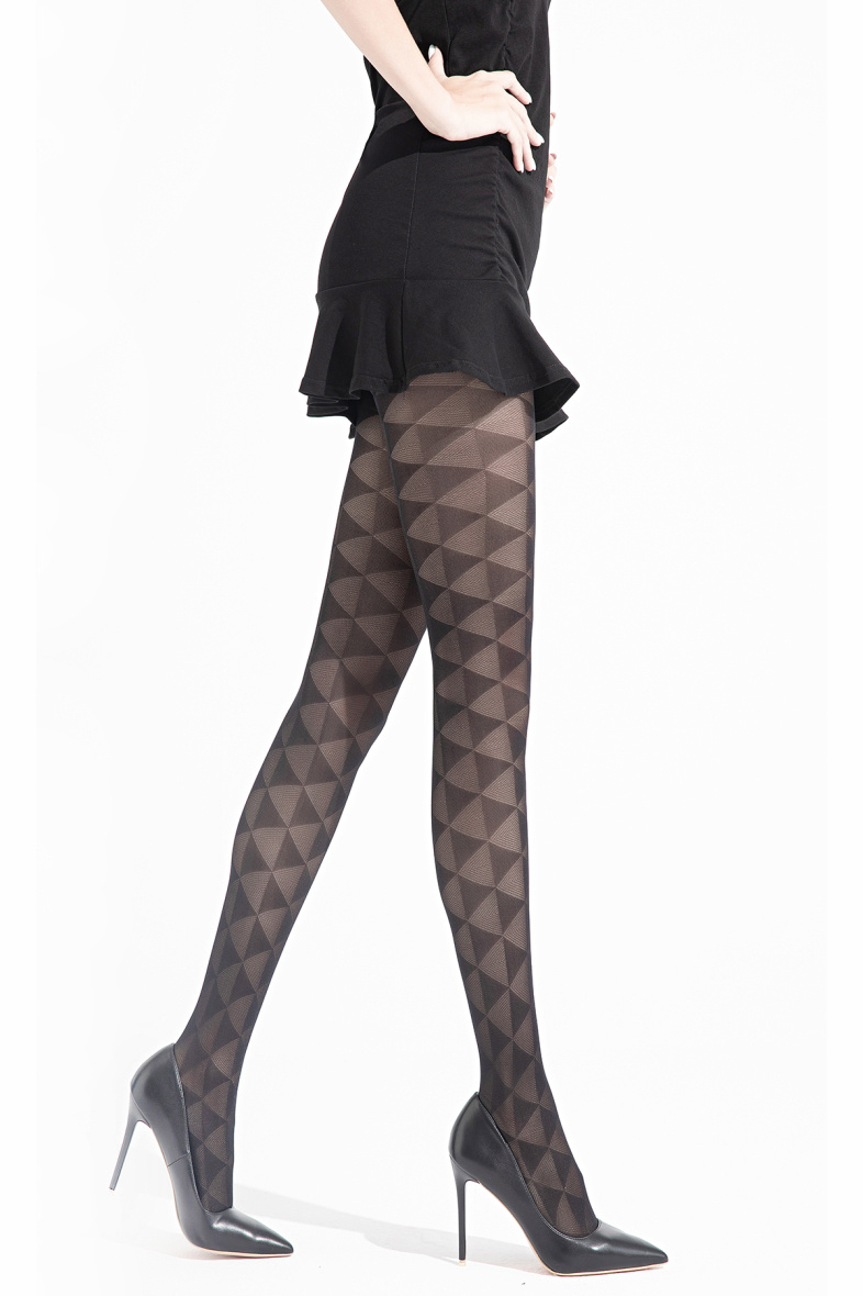 Wholesaler Snow Rose - Geometric fantasy tights