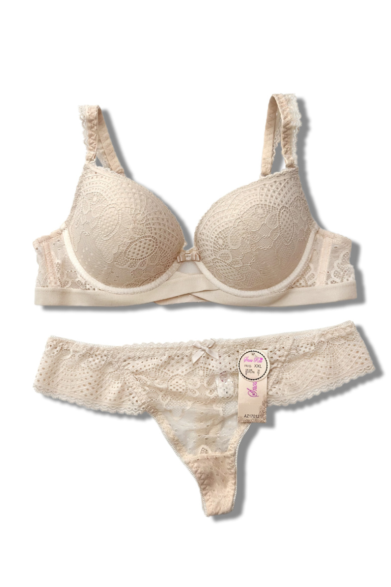 Ensemble Lingerie F&P Couleur Crème - Bonnet B - Rembourré - Neuf Avec étiquettes