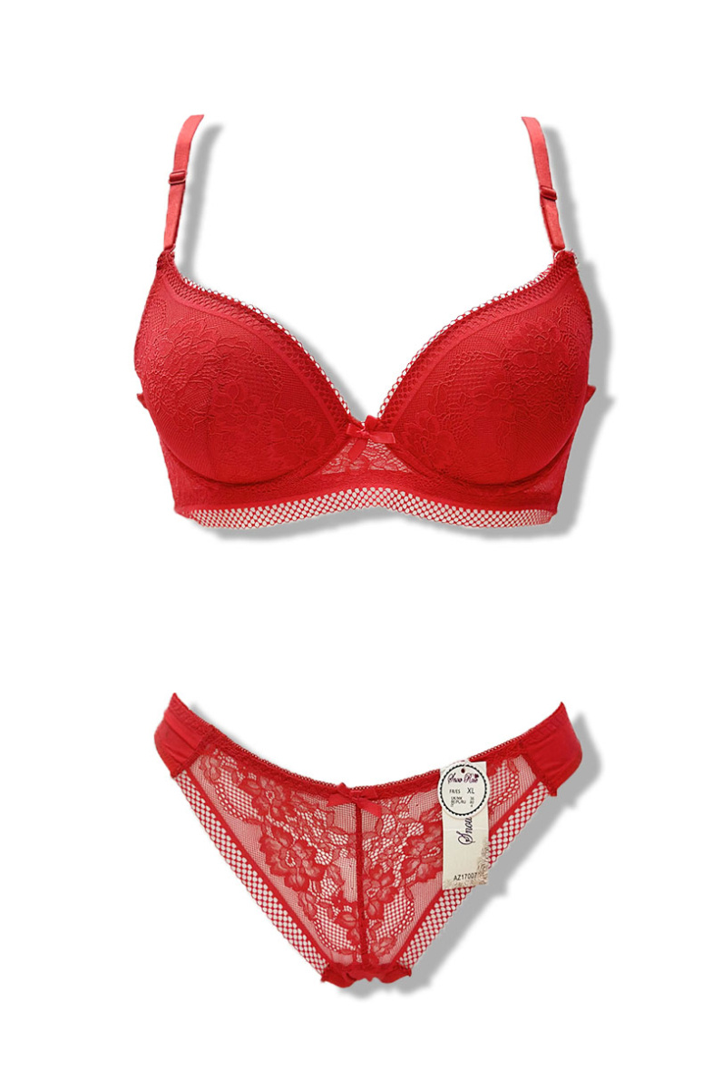 Großhändler Snow Rose - C-Cup-BH- und Tanga-Dessous-Set