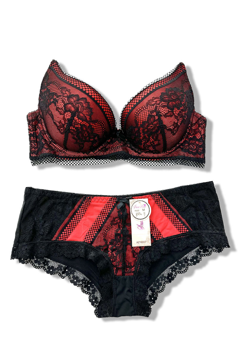 Großhändler Snow Rose - C-Cup-BH und Höschen-Dessous-Set