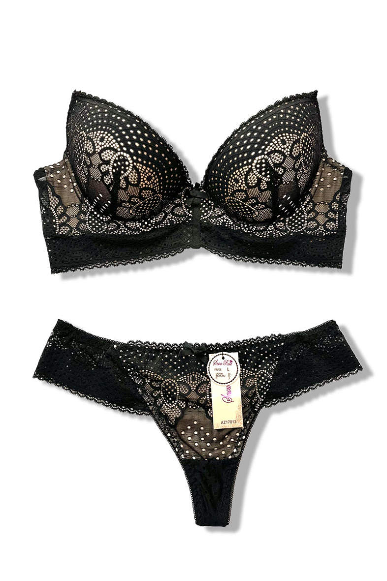 Großhändler Snow Rose - C-Cup-BH- und Tanga-Dessous-Set