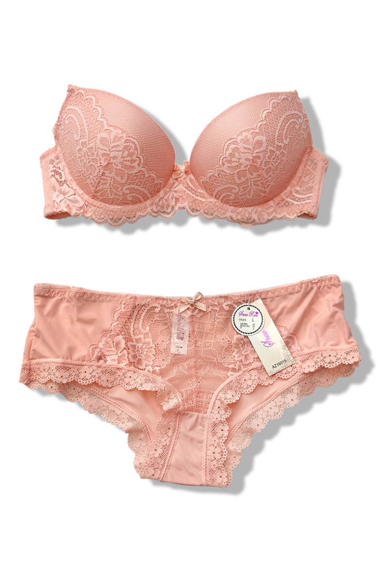 Großhändler Snow Rose - C-Cup-BH und Höschen-Dessous-Set