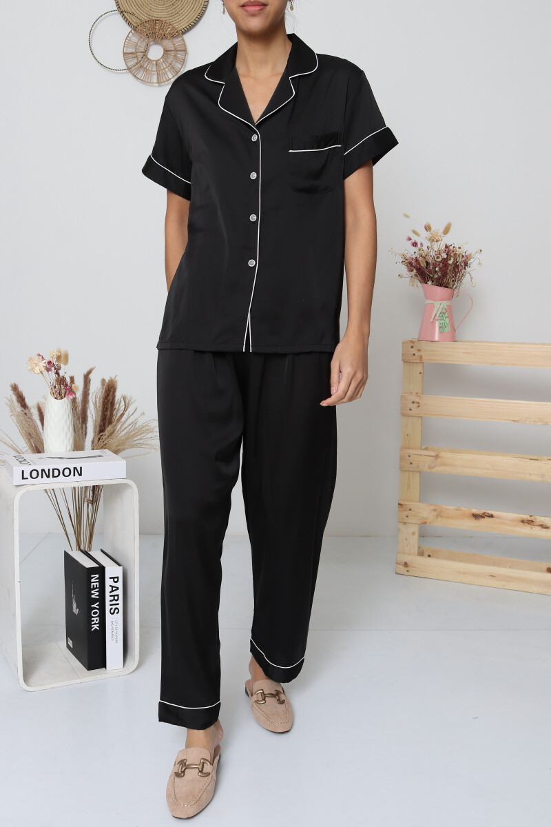 Grossiste Snow Rose - Ensemble Pyjama Satin