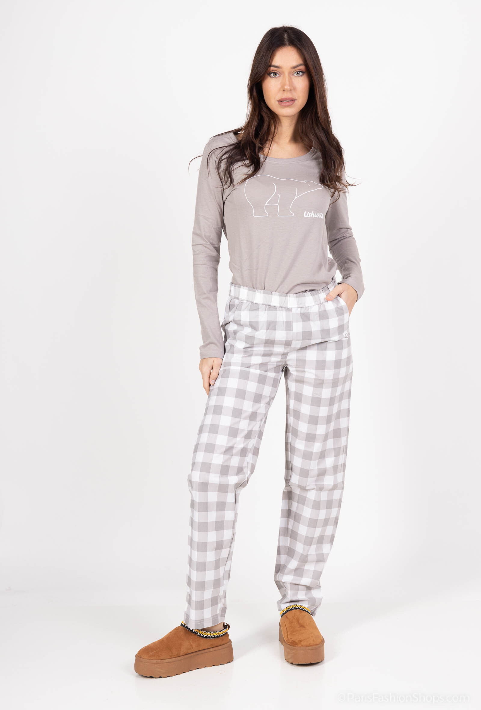 Wholesaler So Brand - USHUAIA WOMEN'S JERSEY PAJAMAS
