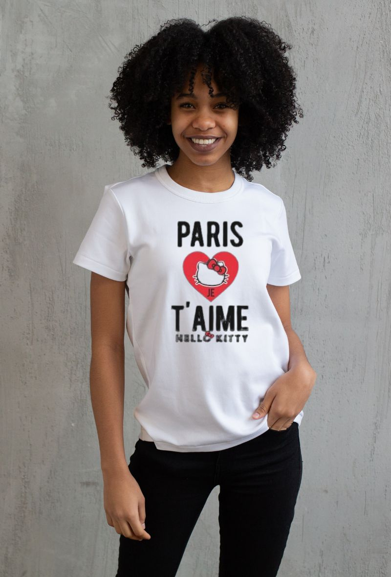 Wholesaler So Brand - T-SHIRT COL ROND MANCHES COURTES HELLO KITTY