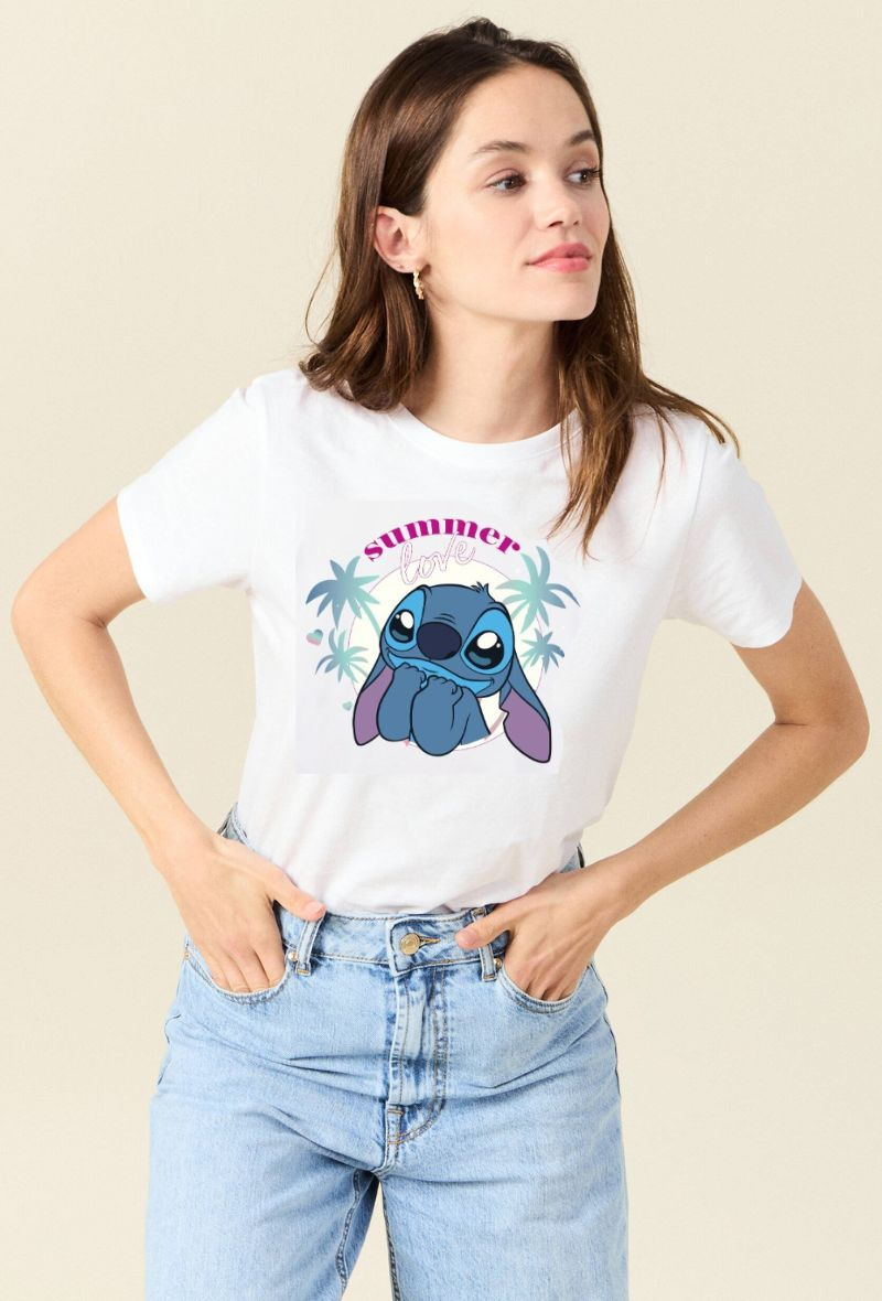 Wholesaler So Brand - T-SHIRT COL ROND MANCHES COURTES STITCH