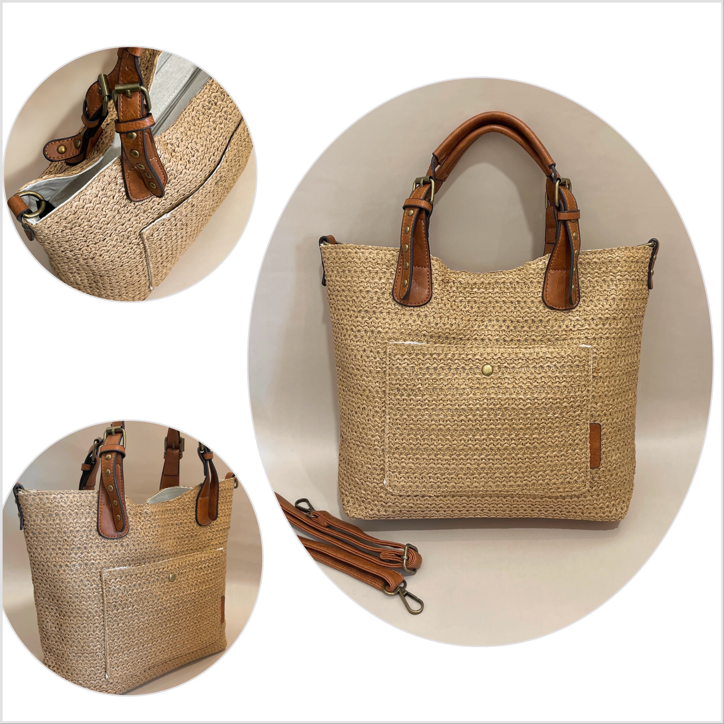 Wholesaler SO & LO - Handbag in raffia
