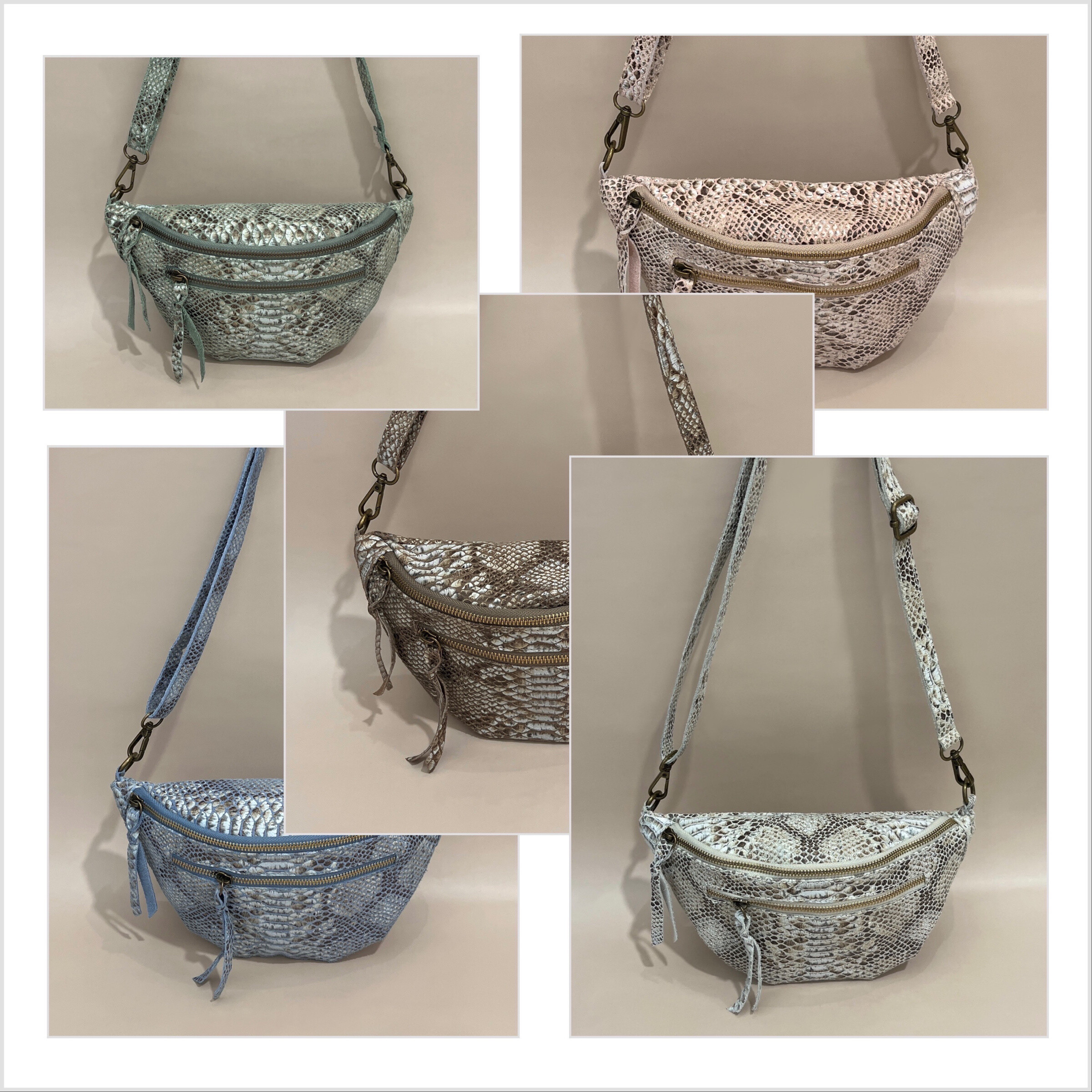 Wholesaler SO & LO - Python pattern leather banana