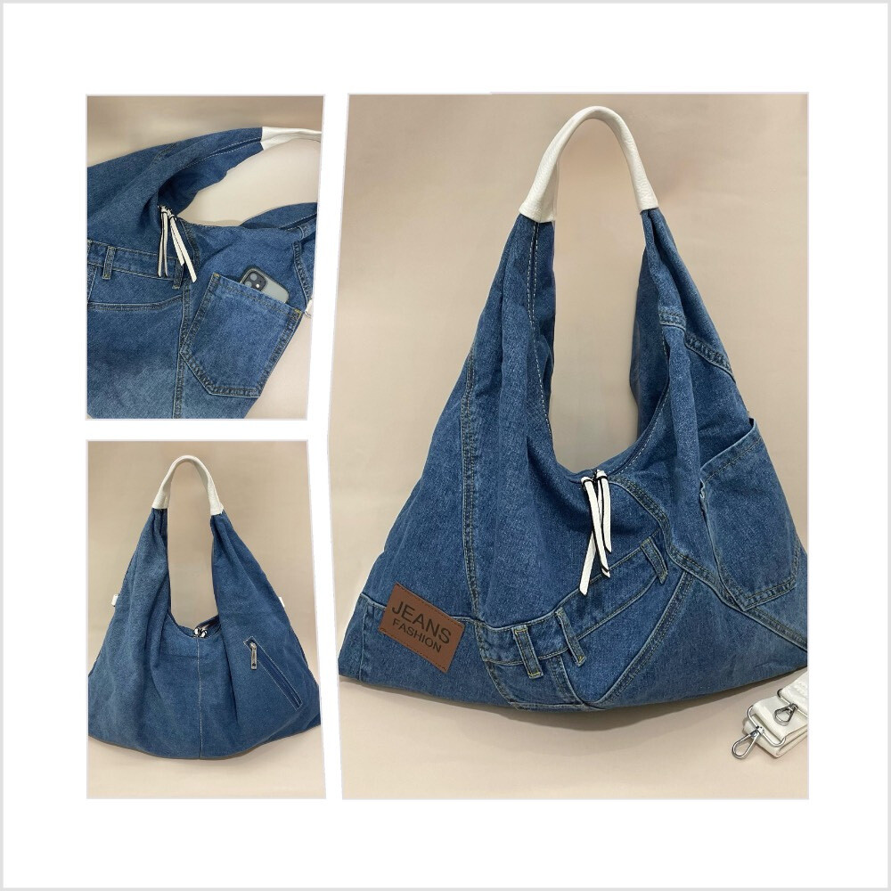 Wholesaler SO & LO - DENIM SHOULDER BAG