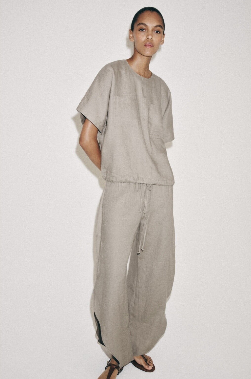 Grossiste SO LOOK - Ensemble haut + pantalon à fentes