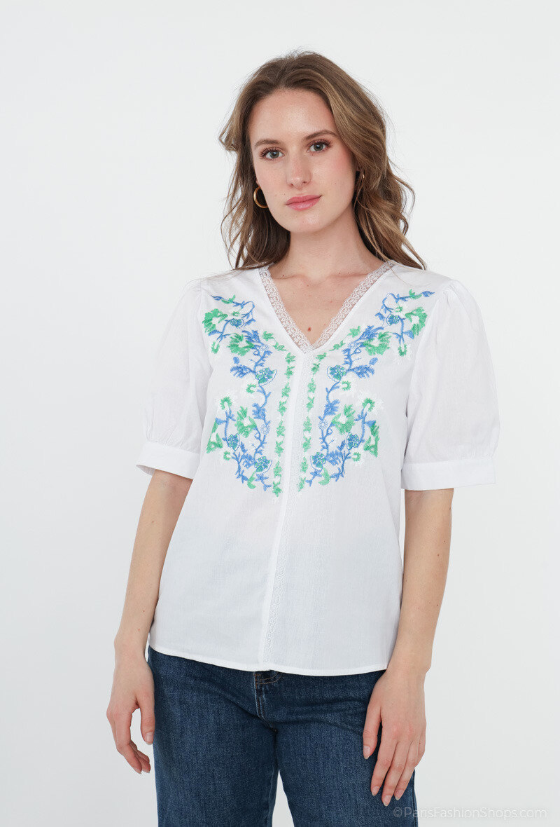 Grossiste So Sweet - Blouse avec broderie