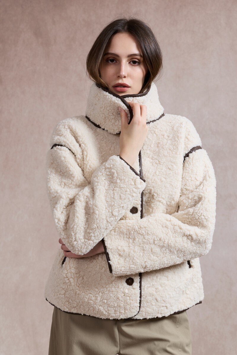 Wholesaler So Sweet - Boiled wool effect jacket