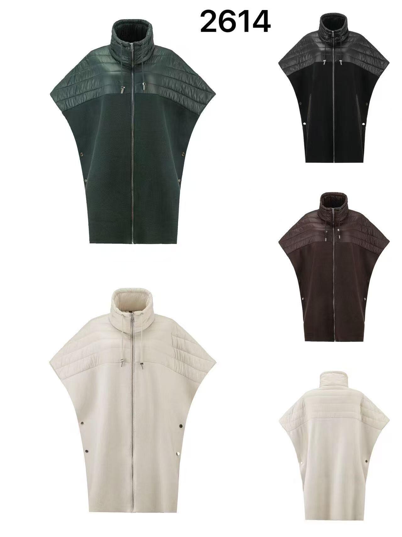 Grossiste SOFLY - Gilet‑cape zippé à col montant, modèle 2614