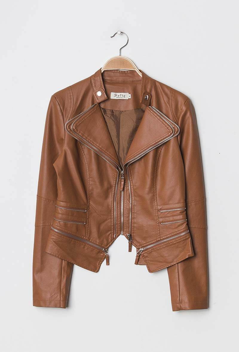 Grossiste Softy Paris - BLOUSON SIMILI CUIR