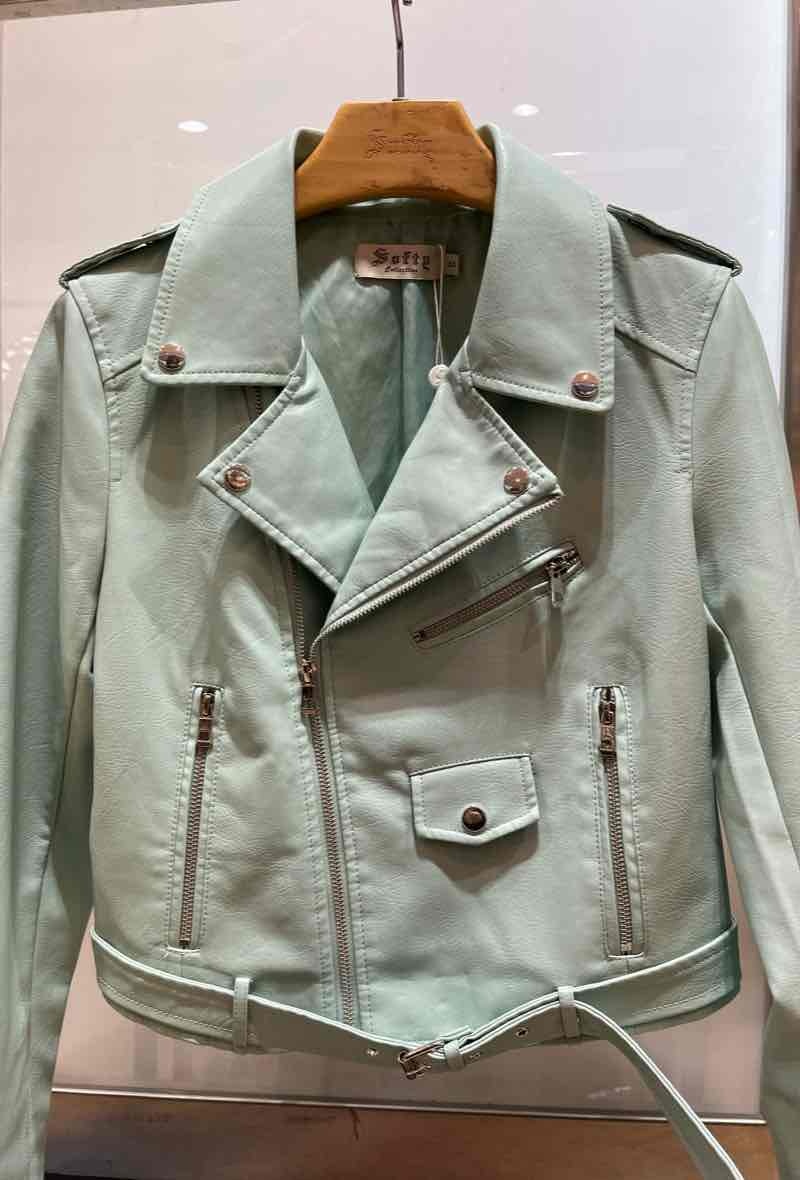 Grossiste Softy Paris - Veste biker en similicuir