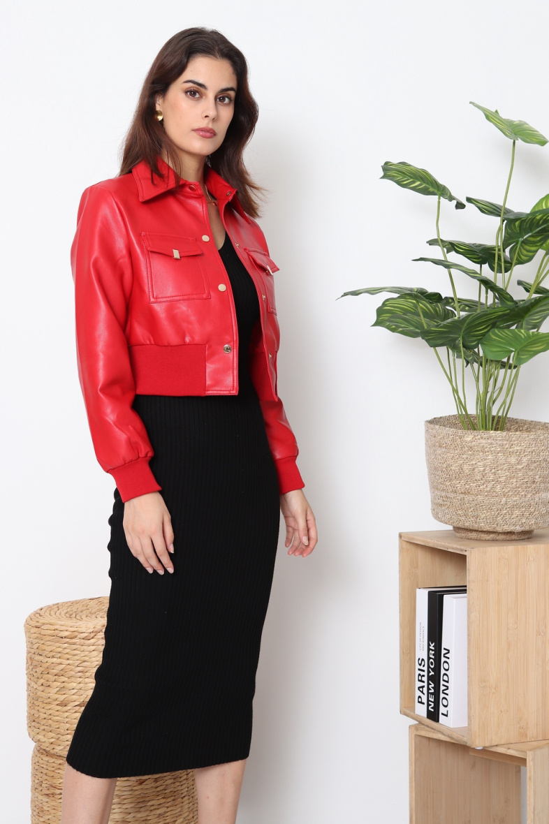 Grossiste Softy Paris - blouson simili cuire