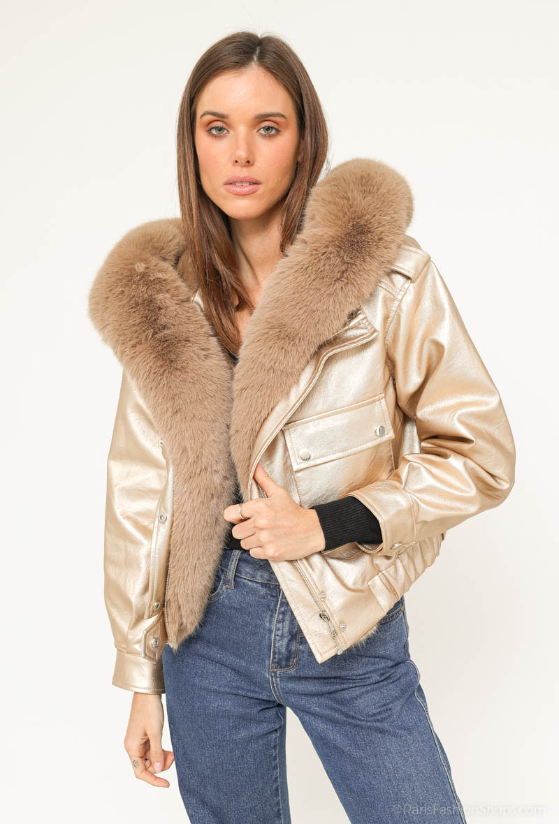 Großhändler Softy Paris - Kurze gefütterte Daunenjacke
