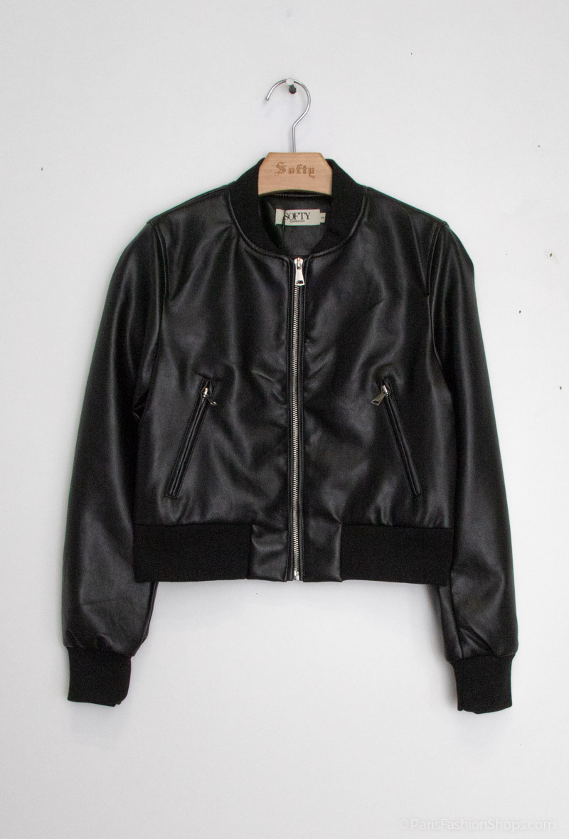 Grossiste Softy Paris - Blouson similicuir