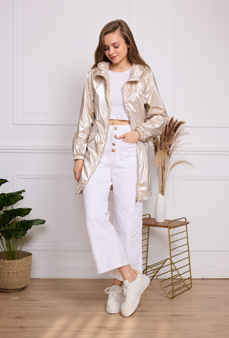 Grossiste Softy Paris - Parka à capuche imperméable