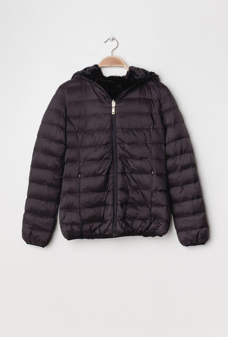 Großhändler Softy Paris - WENDBARE DAUNENJACKE