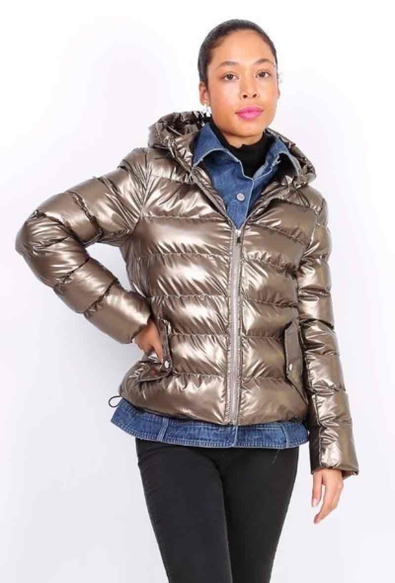 Großhändler Softy Paris - Daunenjacke aus Bi-Material