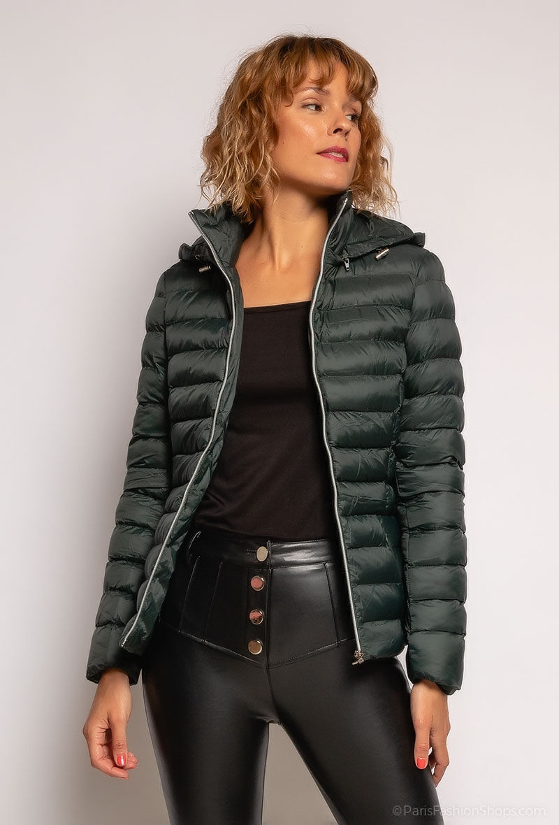 Großhändler Softy Paris - Steppjacke mit abnehmbarer Kapuze
