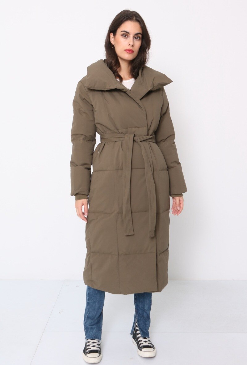 Großhändler Softy Paris - Maxi-Pufferjacke mit Reverskragen