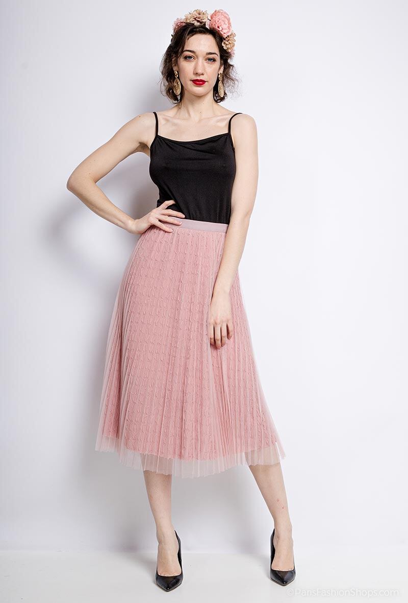 Grossista Softy Paris - Gonna midi in tulle