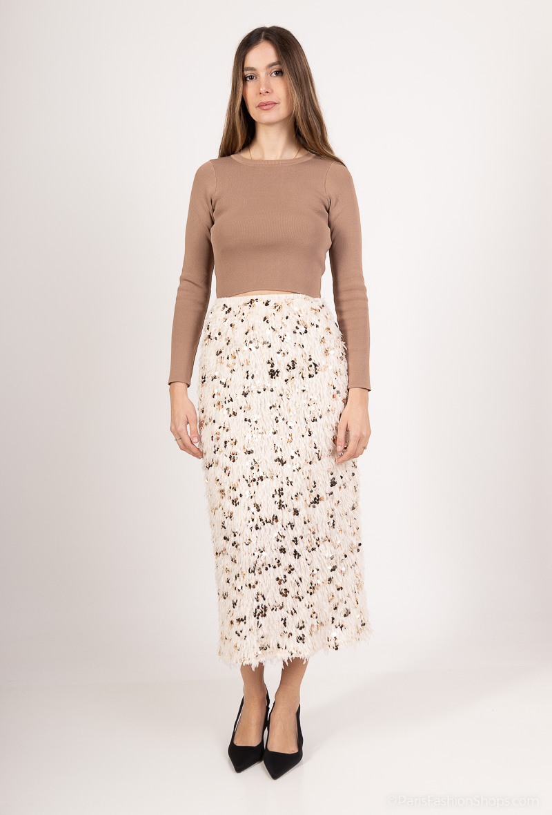 Wholesaler Softy Paris - Long sequin skirt