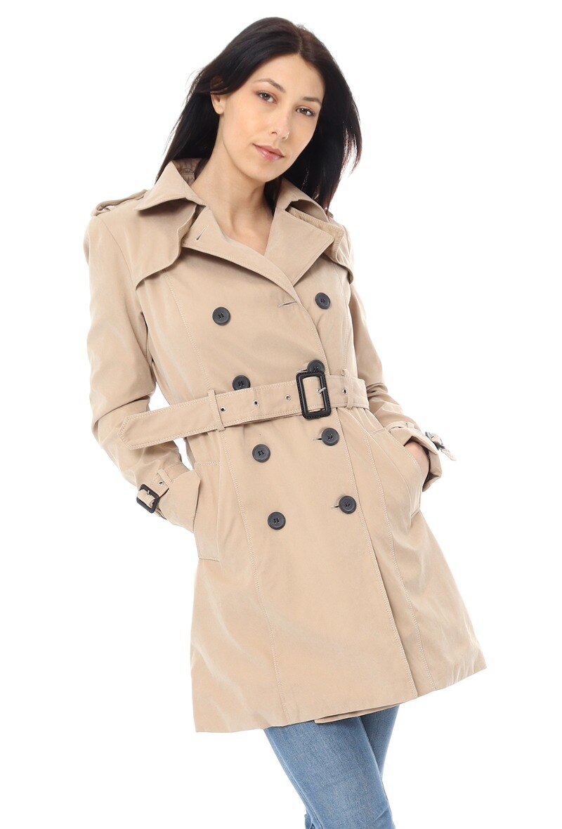 Großhändler Softy Paris - Trenchcoat mit Gürtel